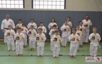 Prüfung beim Karatelehrgang in Flensburg mit Toribio Osterkamp